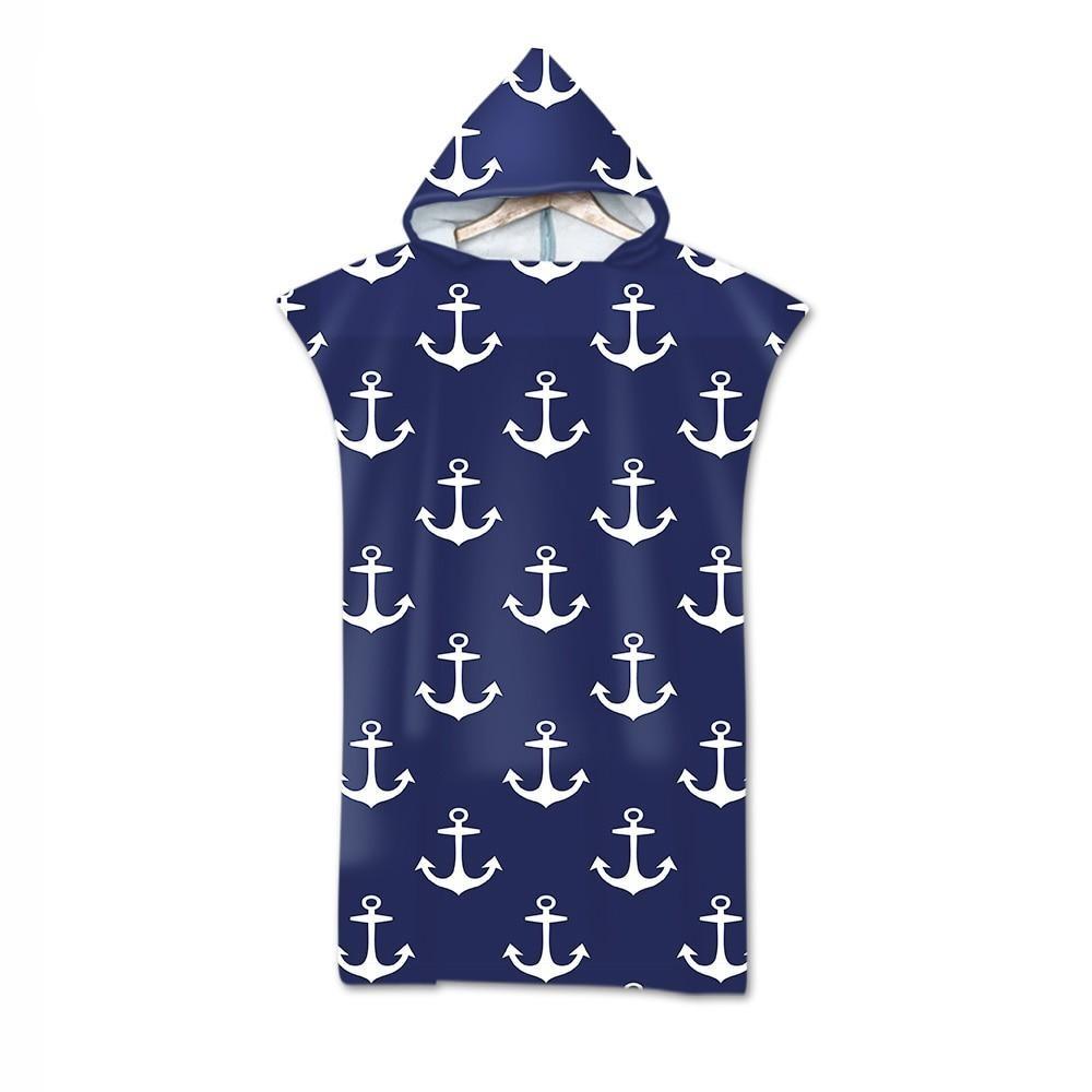 poncho de plage élégant