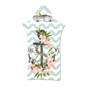 poncho de plage femme élégant