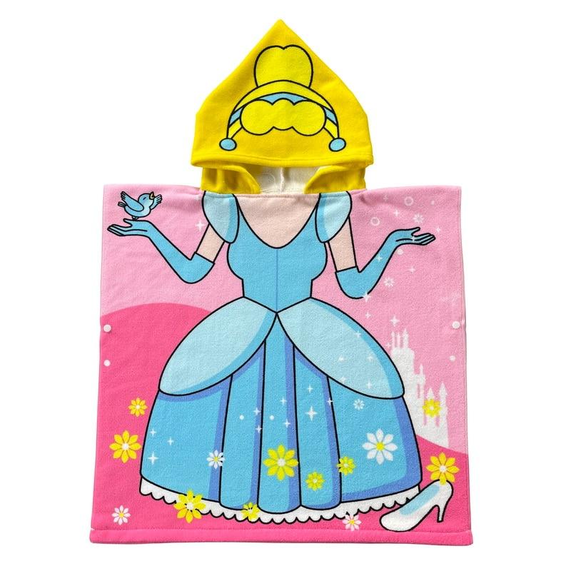 poncho de plage fille