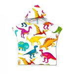 poncho de plage pour bébé microfibre