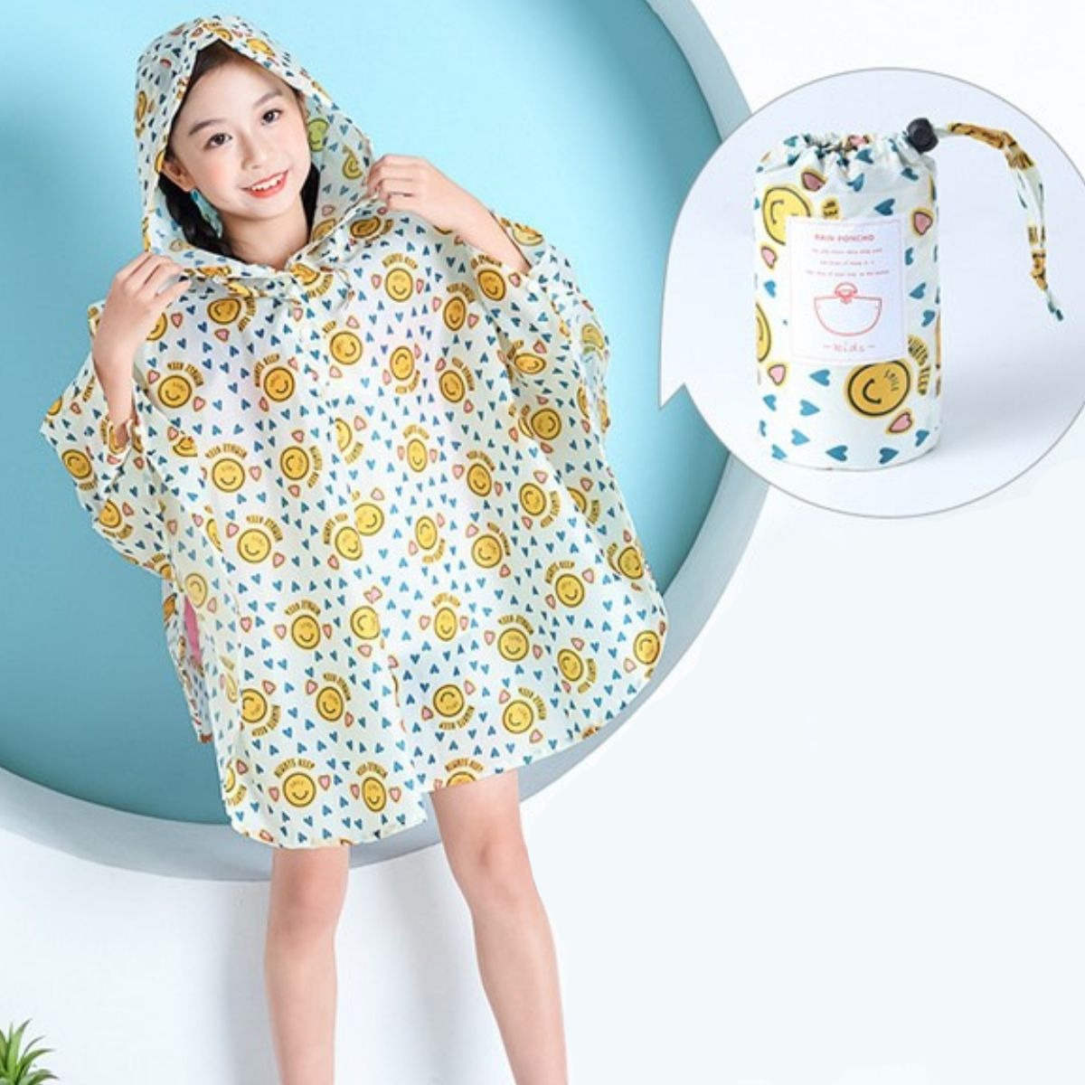 poncho imperméable ludique