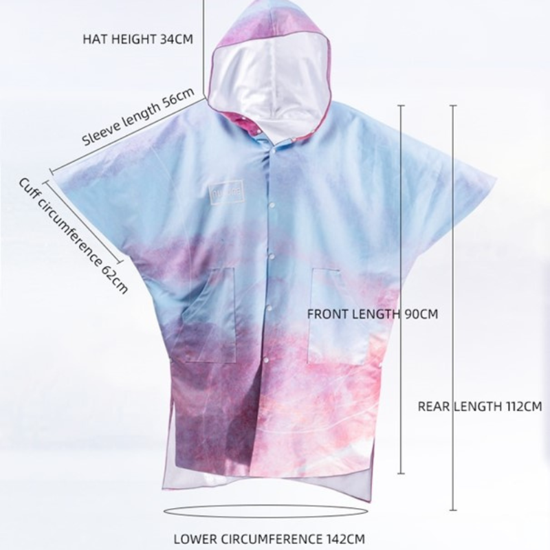 innovant poncho de surf