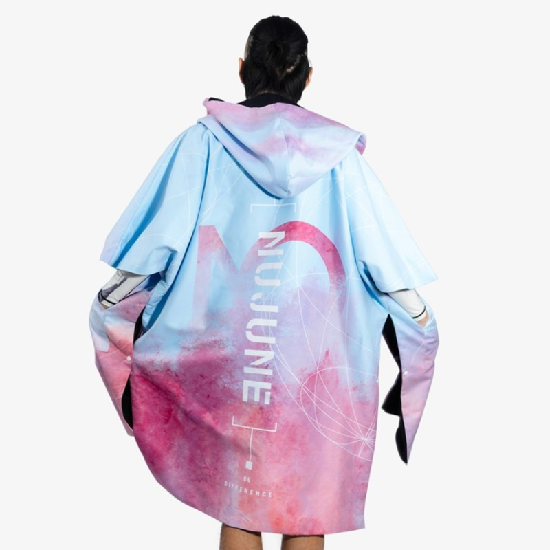détails de poncho de surf