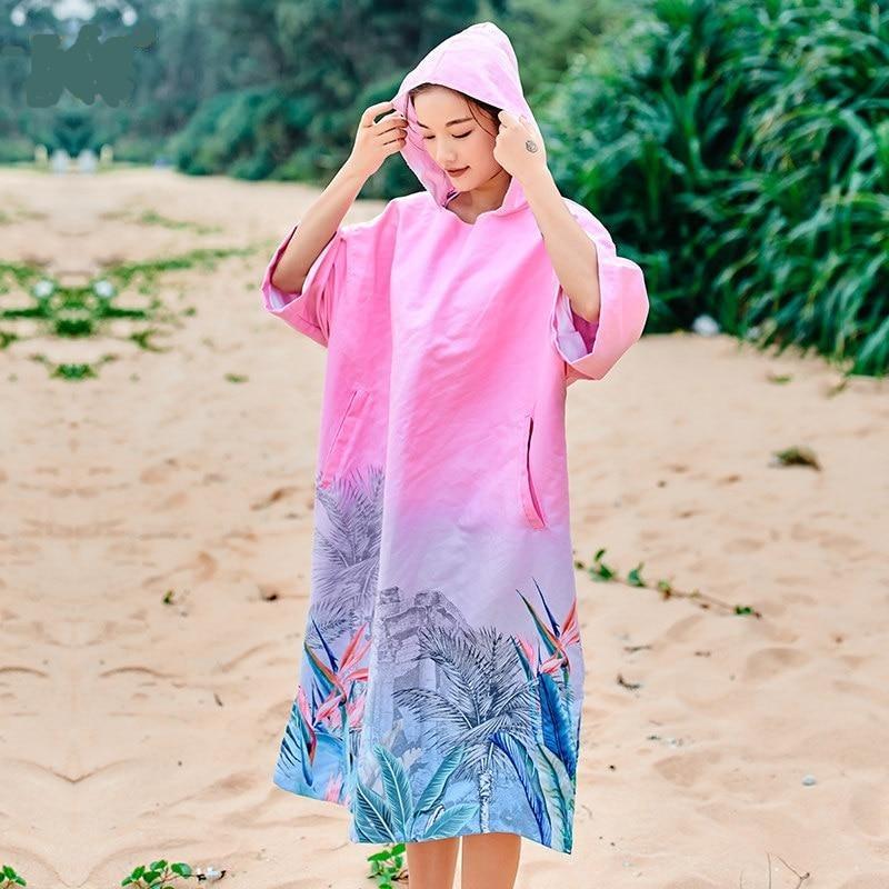 Poncho de Surf Femme élégant