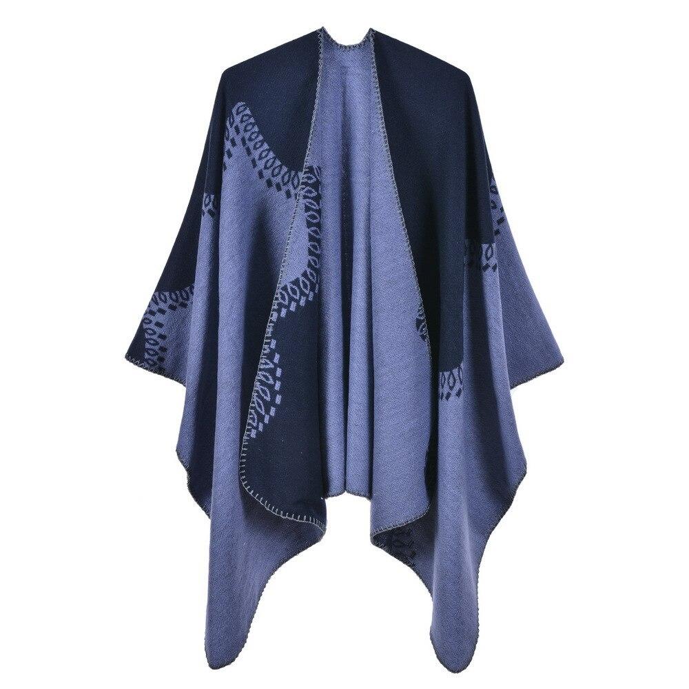Poncho femme intemporel