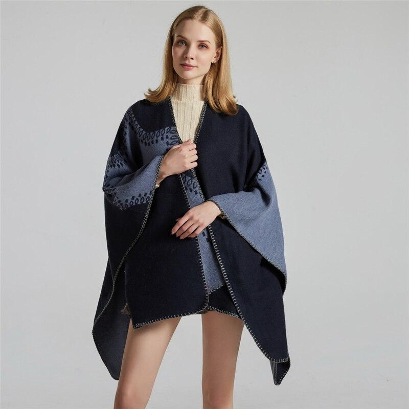 Poncho Doux Femme élégant