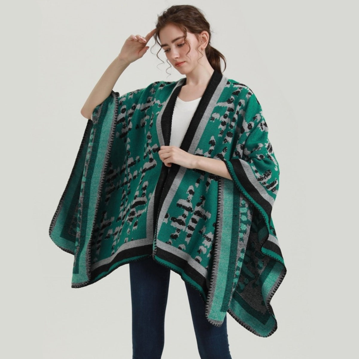 poncho élégant pour femme