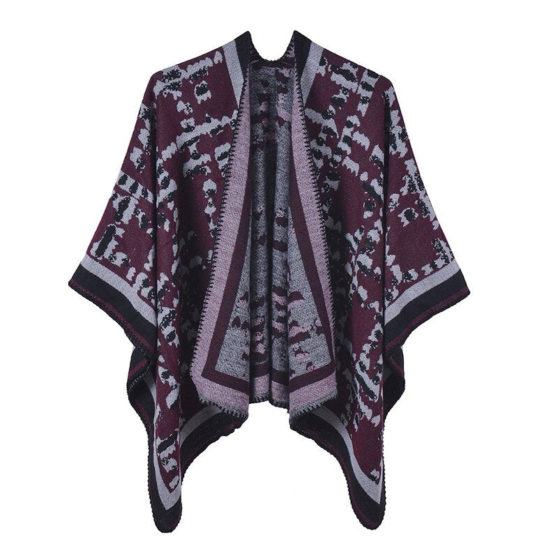 poncho féminin polyvalent