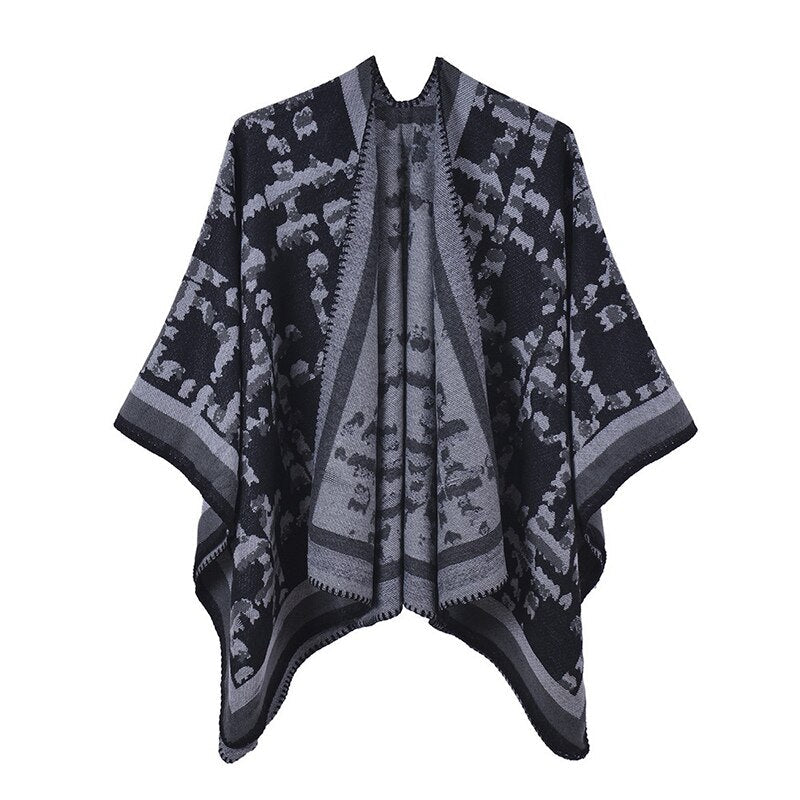 poncho automne hiver