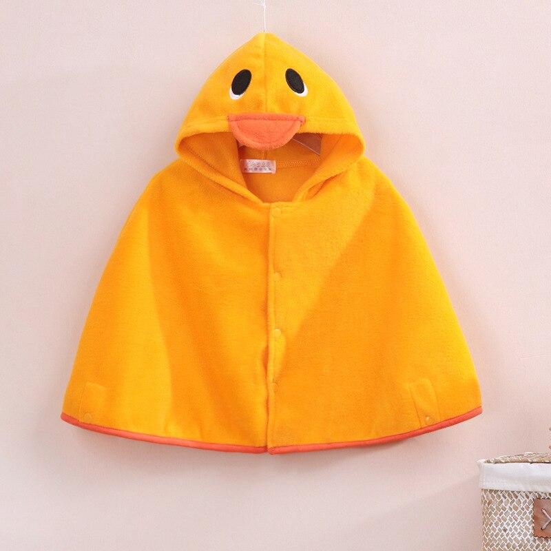 poncho enfant poussin jaune