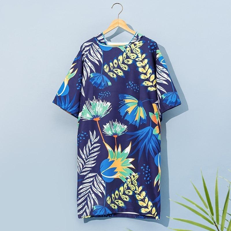 Poncho style plage