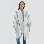 poncho ethnique femme élégant