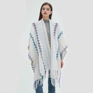 poncho ethnique femme élégant