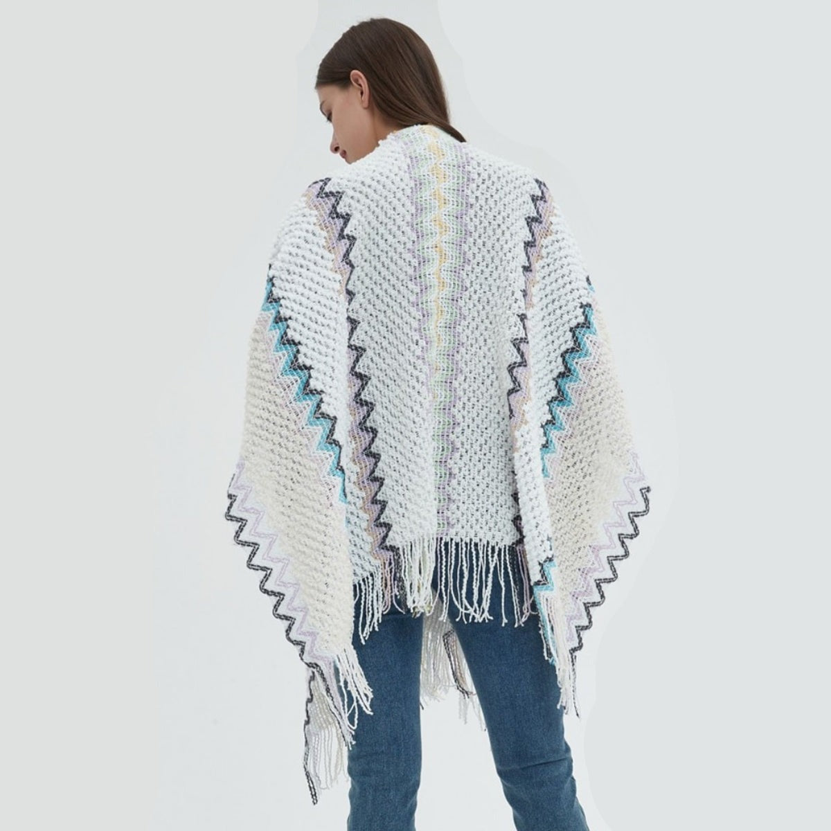 motifs traditionnels poncho