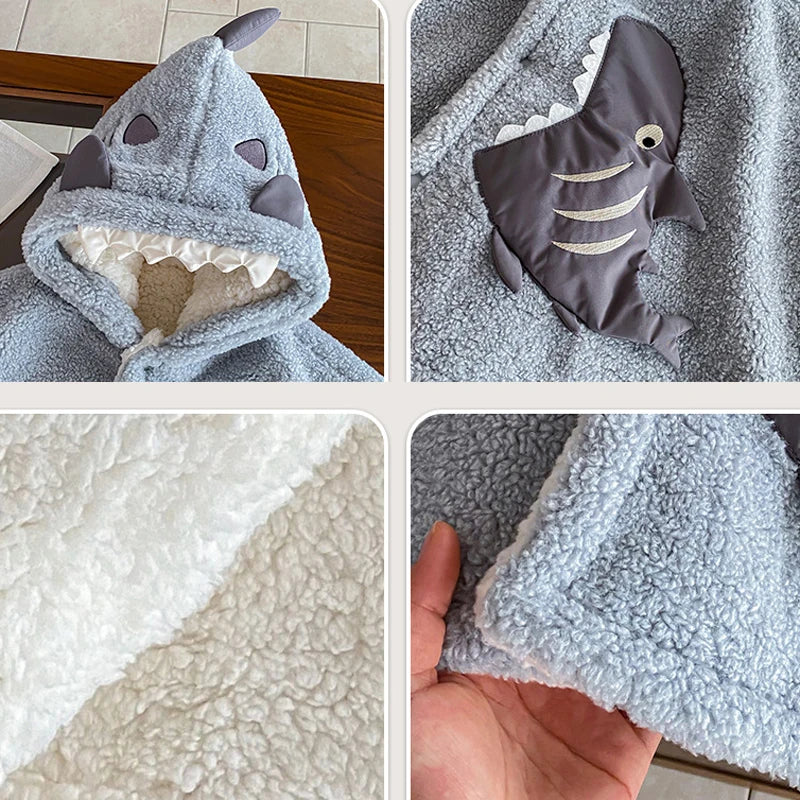 Poncho Bébé pour l'hiver