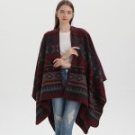 poncho boho femme