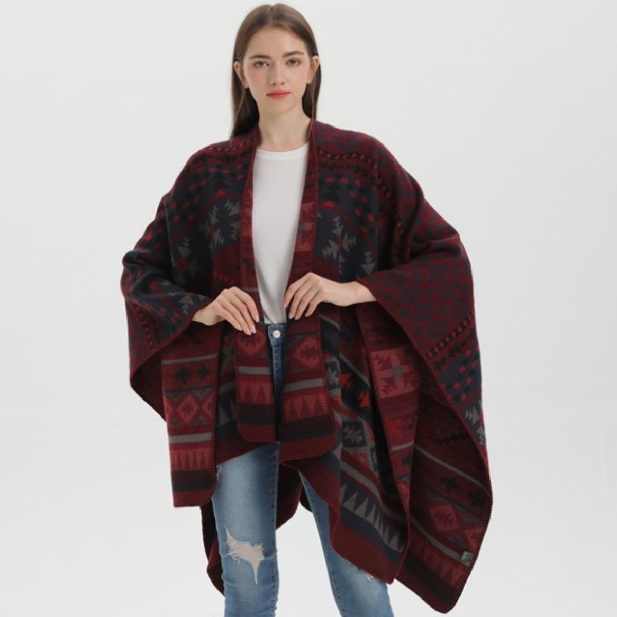 vêtement poncho élégant