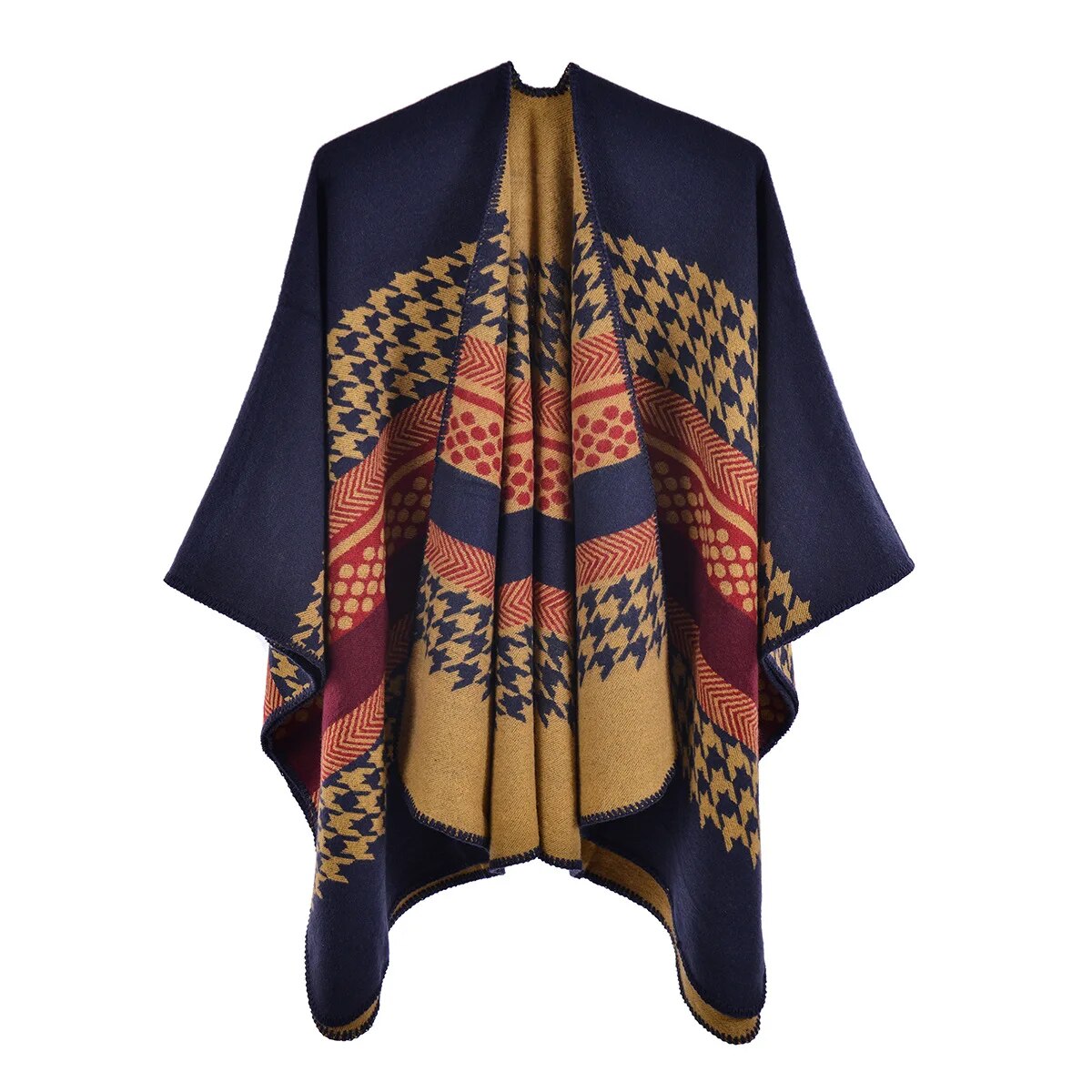 poncho polyvalent pour femme