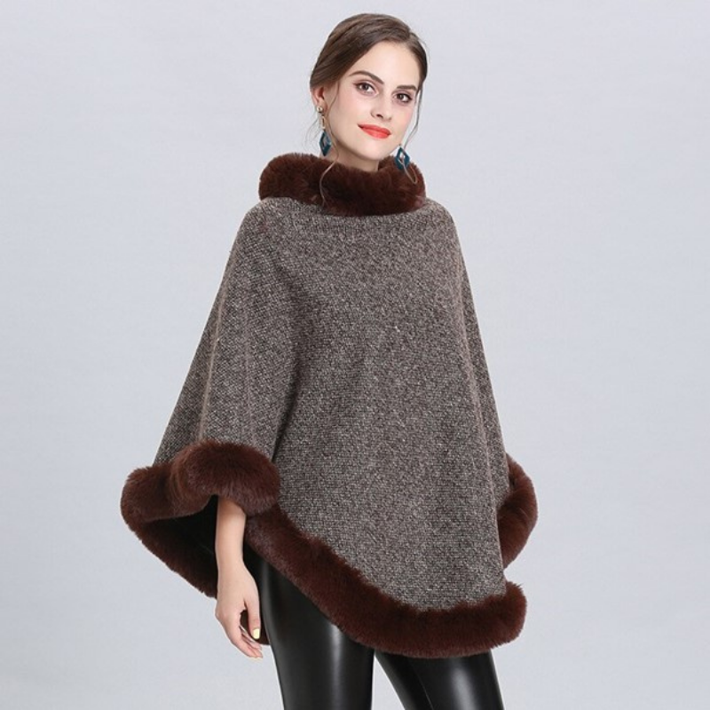 Vêtement Hivernal Poncho Femme