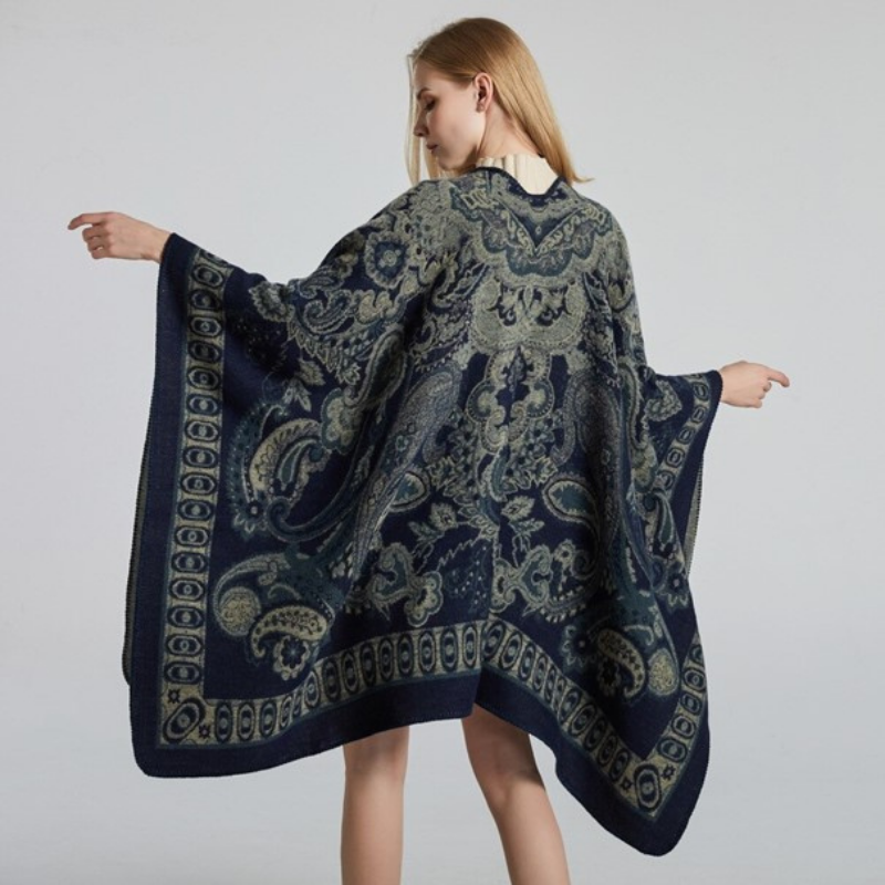 elegant poncho pour femme