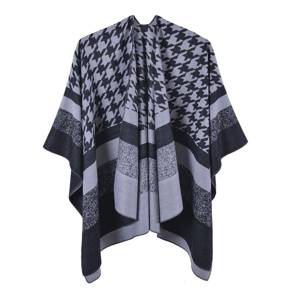 tendance poncho hiver