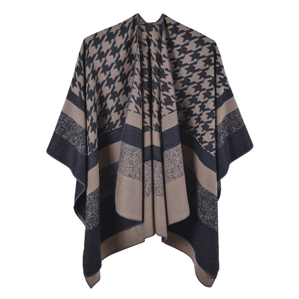 poncho couleur hiver