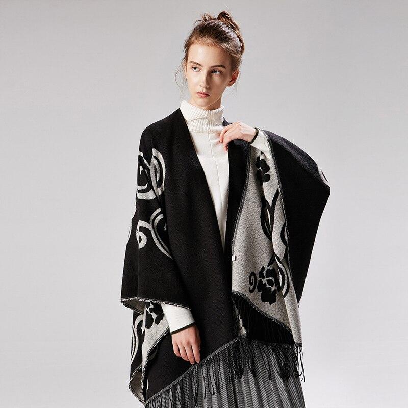 Poncho Femme Luxe col V
