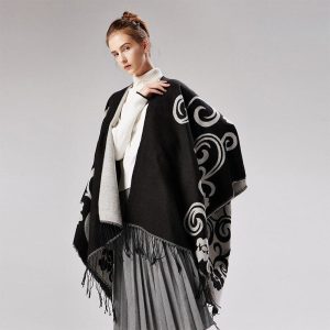 Poncho Femme Luxe élégant
