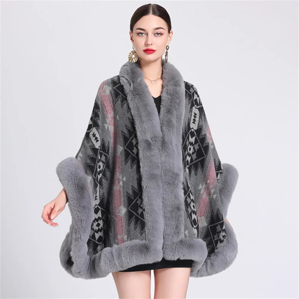 poncho moderne pour l'hiver