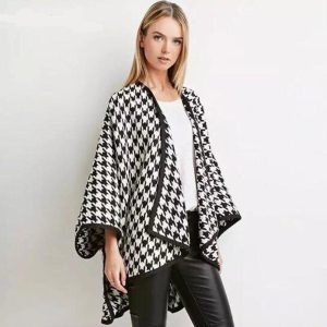 poncho femme élégant