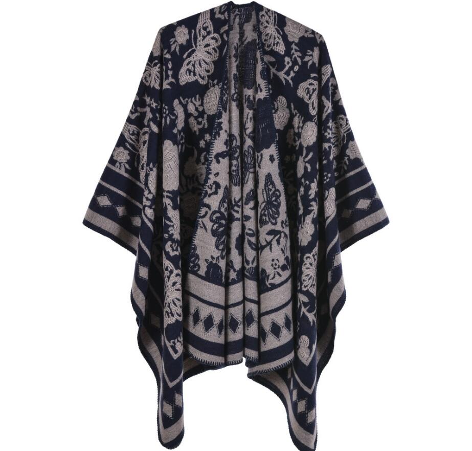 Chic et confort Poncho Femme