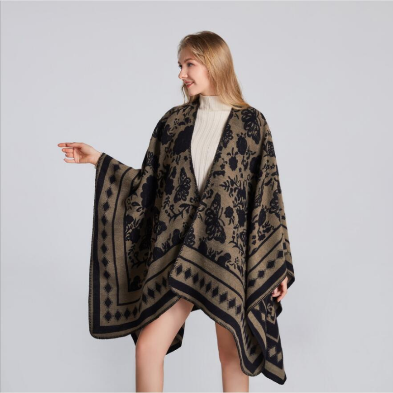 Poncho Femme élégant