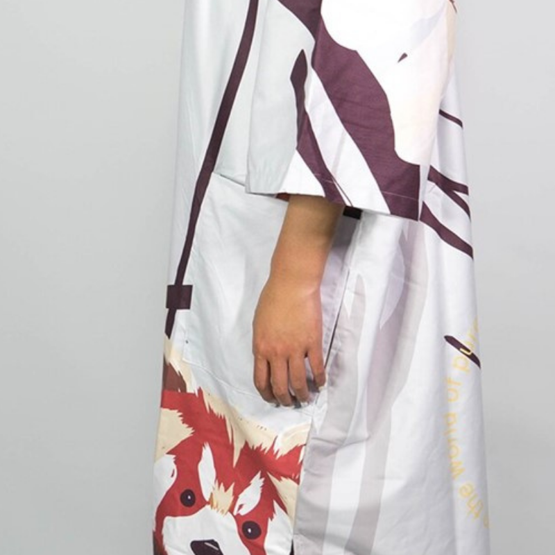 poncho femme pour sports nautiques