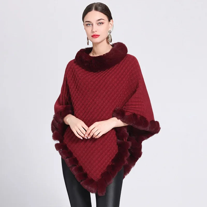 Couleurs variées poncho