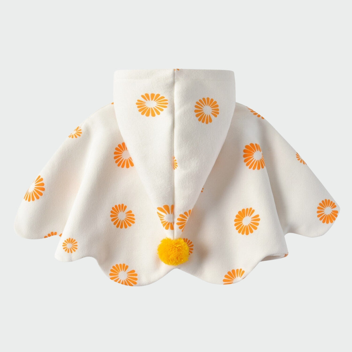 Élégant Poncho Blanc pour Fille
