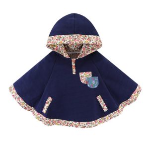 poncho fille élégant