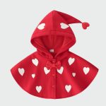 poncho fille rouge