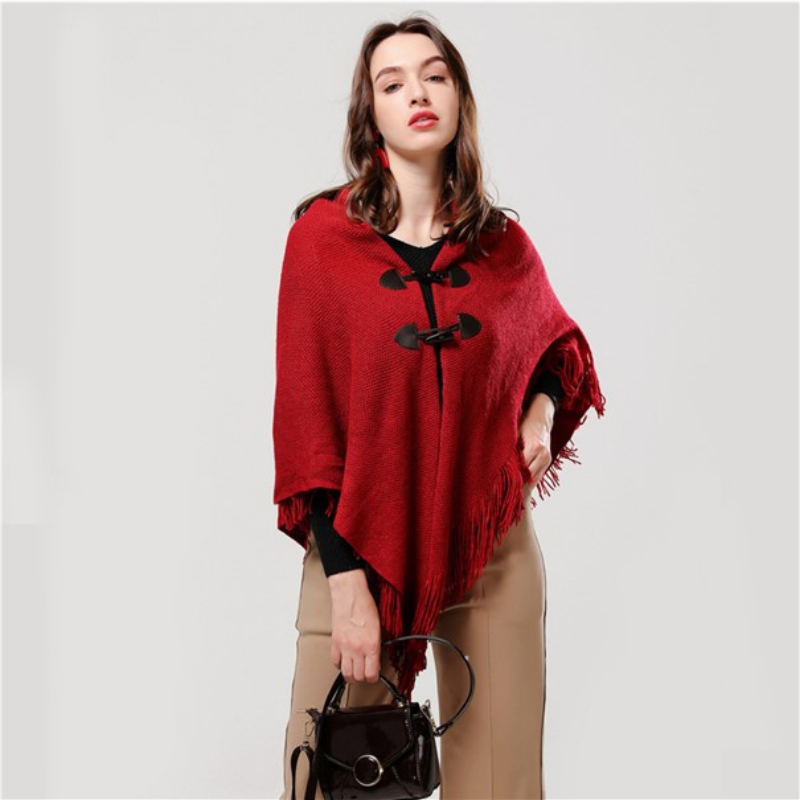 style décontracté avec un poncho