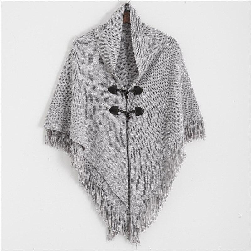 poncho à franges chic