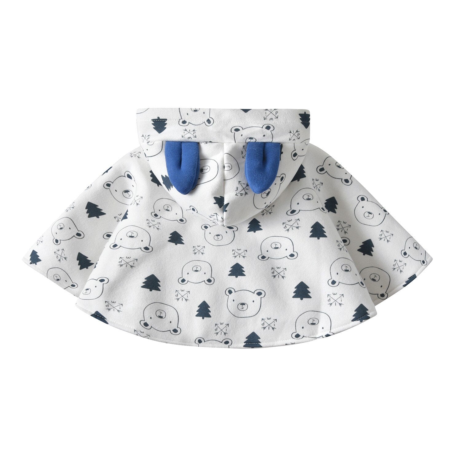 Poncho blanc pour enfant