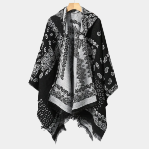 Poncho Homme avec Capuche