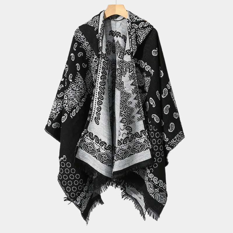 Poncho Homme avec Capuche