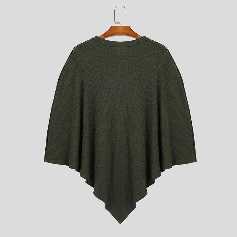 élégance poncho homme casual