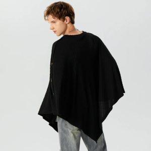 poncho homme casual élégant