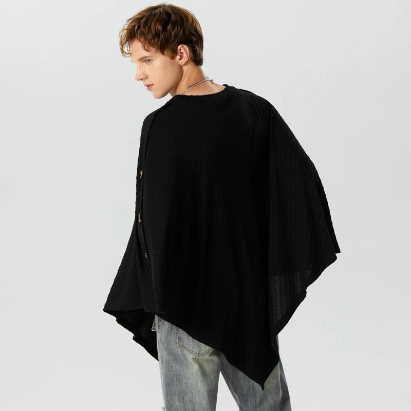 poncho homme casual élégant