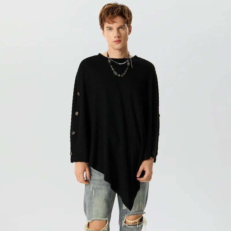 style casual poncho pour homme