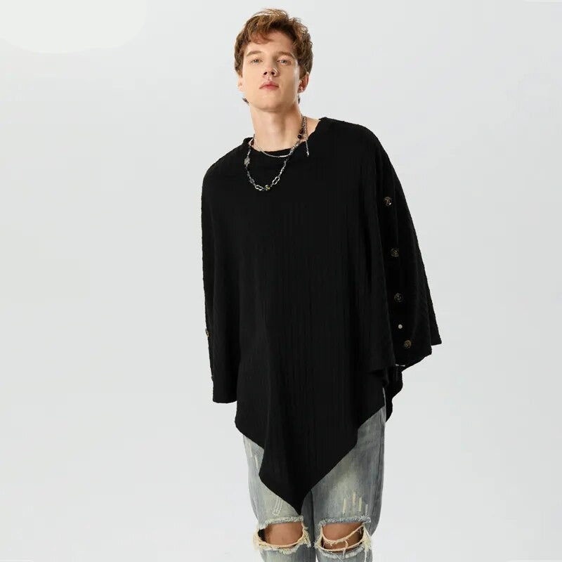 poncho homme moderne