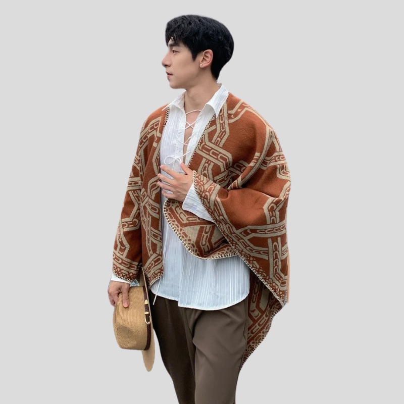 poncho polyvalent homme