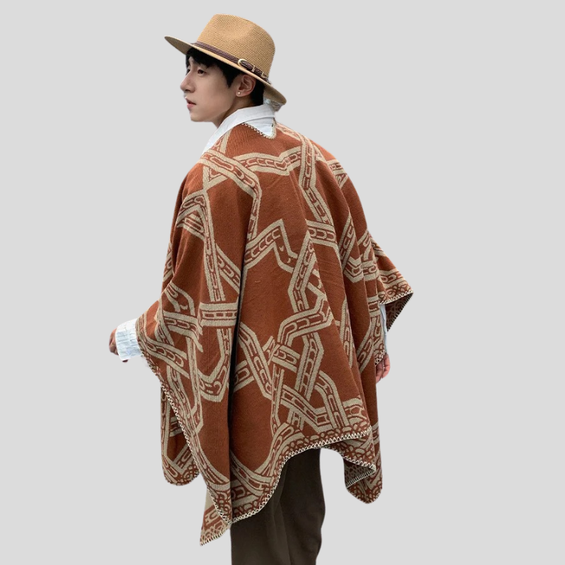 poncho chic et chaud