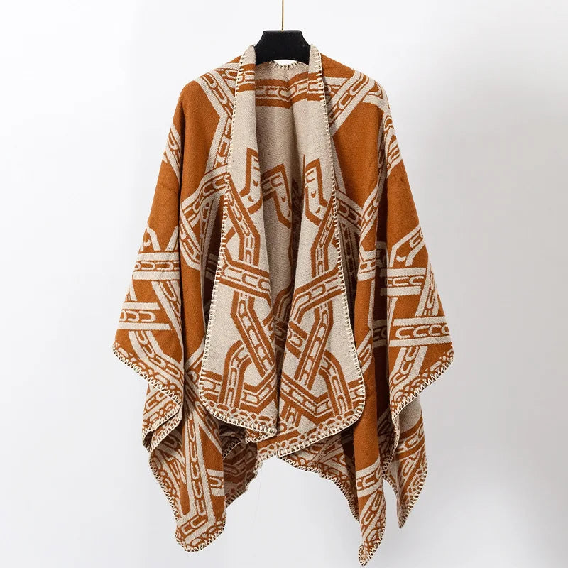 poncho homme chaud